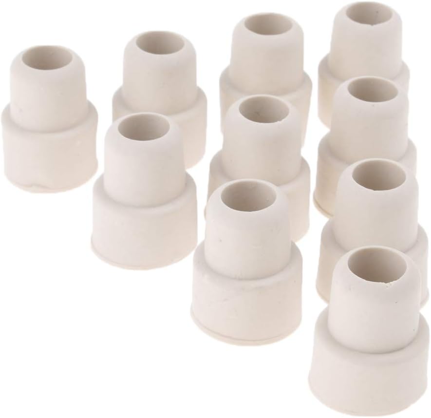 Laboratory Rubber Plug Stopper Bungs, 10pcs Pack, Fit Bottles, Test Tubes, 19mm
