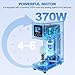 Headery 370W Half Automatic Can Sealer Machine, 110V Commercial Plastic Aluminum Beverage Seamer Machine w/LED Display, 2.17