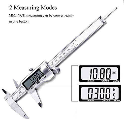 Caliper numérique Vernier antierreur de lecture 0-150mm écran LCD géant en acier solide