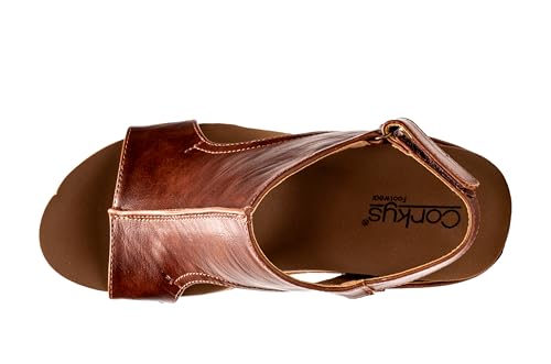 Image of Corkys Footwear Womens Carley Wedges, Featuring Corkys EVA Foam Cushioned Insoles, A 2.5 Inch Heel, Lightweight For All Day Wear, And Hook And Loop Closure