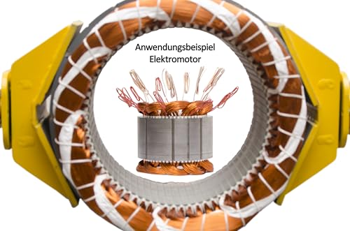 Kupferlackdraht W210 Ø 0,50 mm 1 kg, ca. 525m - CU Lackdraht Grad 2 CUL Kupferdraht Gewicht 1 Kilogramm Durchmesser 0,50 Millimeter Wickeldraht Kupfer Draht nach IEC 60317-13