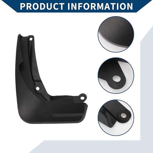Image of Mud Flaps Splash Guards W /Mount Accessories for Honda E-NP1 2022-2024 Front & Rear Mud Guards