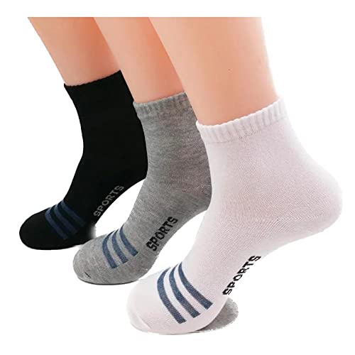 Image of LOTUS Women Quarter Crew Cotton Heel Athletic Running Cushion Breathable Moisture Control Mesh Ventilating Comfort Fit Everyday Socks (3 Pairs)