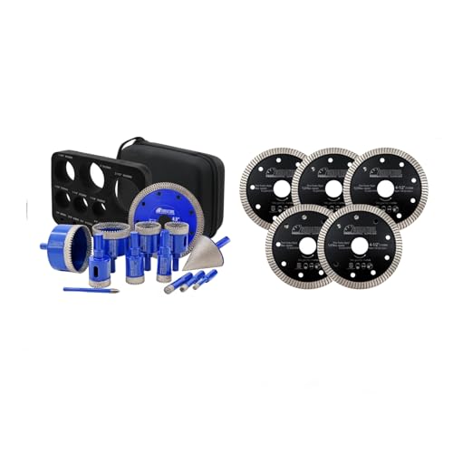Kit de brocas diamantadas para porcelana y mármol miniatura 1