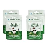 Salsa Queen Gourmet Freeze-Dried Roasted Tomatillo Salsa | Fresh Ingredients | 3+ year life | No Refrigeration...