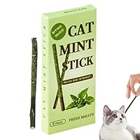 Kat Sticks - 6 stks Catmint Silvervine Blend Kat Kauwspeeltjes Voor Kittens Tanden Reinigen - Kittenreiniging Interactief kauwspeelgoed Silvervine Sticks voor agressieve kauwers, alle Boiler