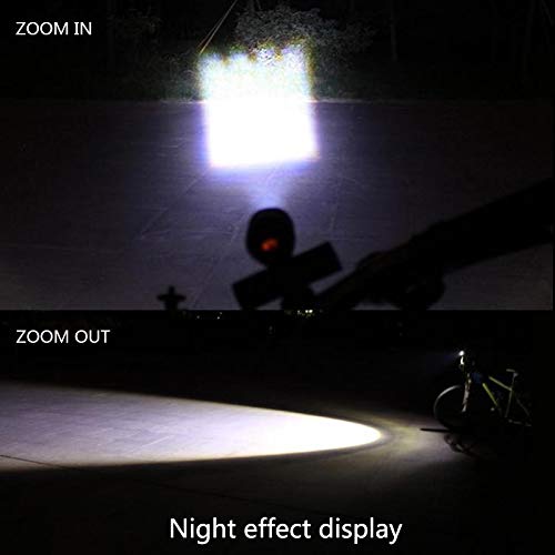 Lumière de vélos USB Lampe Rechargeable zoomables T6 LED vélo Avant la lumière de la Flamme 3 Modes vélo Phare