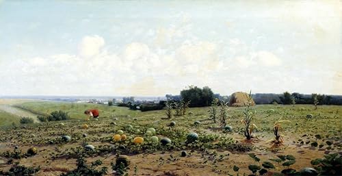 Toile Champ de melon Krachkovsky : rompez la monotonie des murs de bureau vides