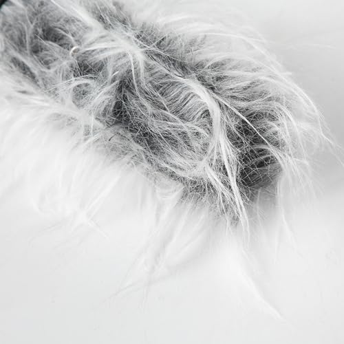 Unique Furry Hiphop Belt Pin Buckle Belt for Music Festival and Casual Wear All Matching Winter Wear Waistbelt Daily Use3