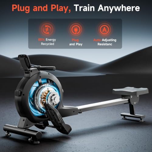 Image of Wenoker Magnetic Rowing Machine for Home,Quiet & Smooth,Full Body Workout
