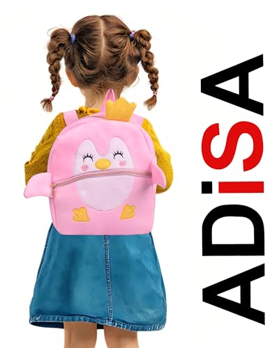 Image of ADISA Kids Backpack Toddler Bag Back Pack Plush Cartoon for Girls and Boys 1-5 Years