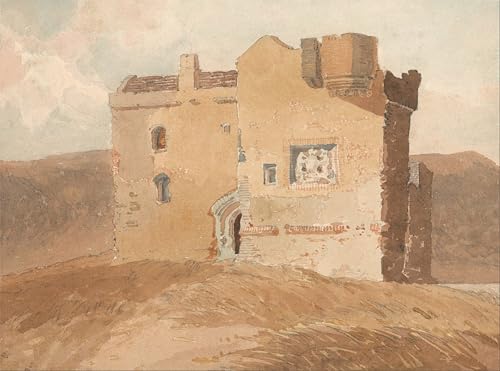 Tableaux peinture sur toile château Cotman art mural nordique de salon