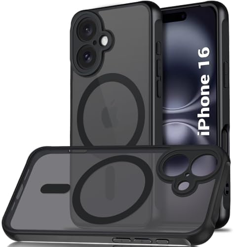 ZORBES Back Case Cover for iPhone 15 Pro Max with MagSafe Compatibility and Metal Buttons | Shockproof Translucent Matte TPU PC Design main image 0