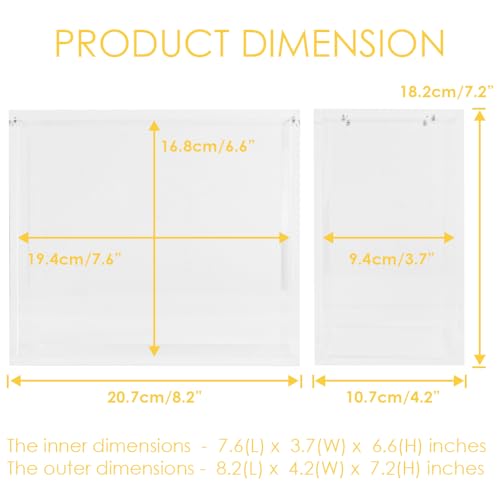 Boîtier acrylique pour ETB PKMN anti poussière avec aimants de sécurité