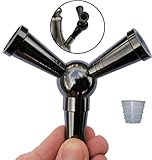 ✅ GUTER DURCHZUG: Für den Bestmöglichen Durchzug wurden die Ventilkugeln aus extra leichtem Kunststoff gefertigt. Achtung: Ventilkugel vom Adapter der Shisha beim Rauche mit Verteiler herausnehmen!