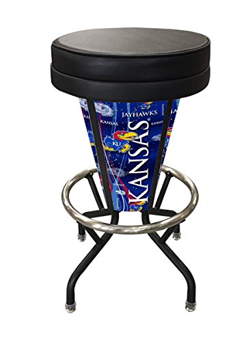 Holland Bar Stool L500030KYStUnBlkVinyl Kentucky State University Lighted Bar Stool - Black