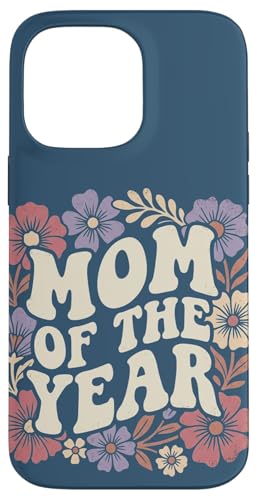 Mom of the Year Retro Floral Cute Mother's Day Vintage �X�}�z�P�[�X iPhone 14 Pro Max �p