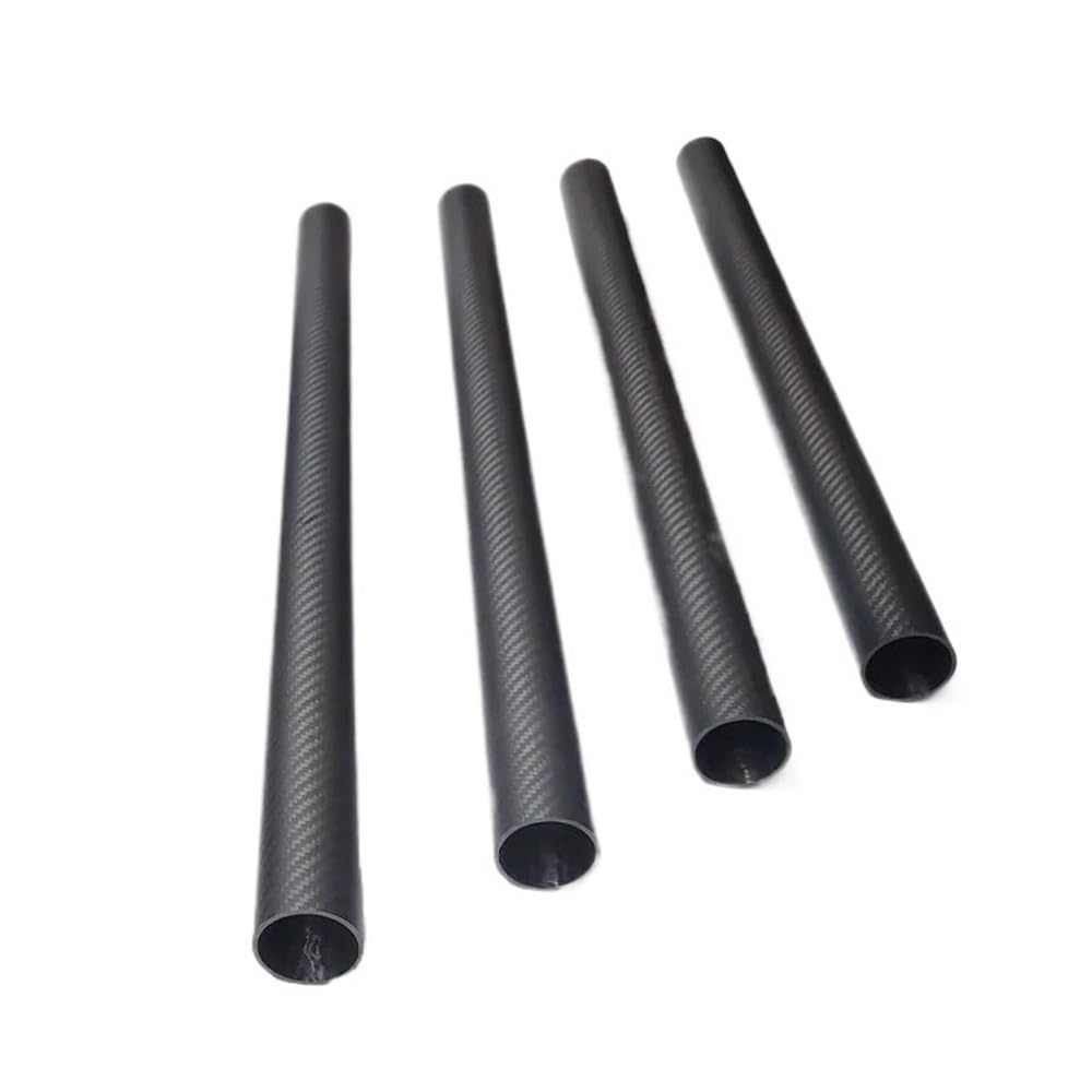 Eje de fibra de carbono Tubo de fibra carbono sarga 3K, longitud 1200-2000 mm, accesorios for modelos robot, tubo resistente, 1 pieza(22x18x1500MM)