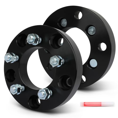 SCITOO 2Pcs 1.25 inch Wheel Adapters 5X5.5 to 5X4.5 with Studs 12X1.5 Bore 88mm Compatible with for Dodge Ram 1500 1994-2010 for Dodge Dakota 2005-2010