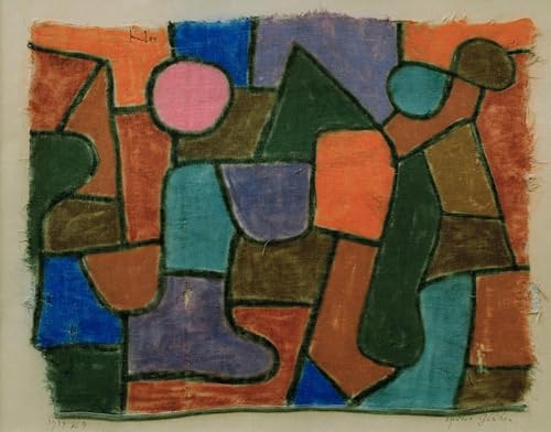 Tableau Paul Klee Late Glow SERENDIPITP impression toile 60x90cm