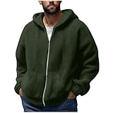 blouson hiver Coupe, idee Cadeau Homme, Lestée Football Militaire Blouson Daim Bombers Cargo Thermique Anorak Zippé Zippée Polaires Ski Veste Travail Homme Vert Armée M