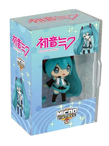 Image of World's Smallest Hatsune Miku Micro Figure. Miniature 1.25 inch Figure. for Adults and Kids Ages 8+
