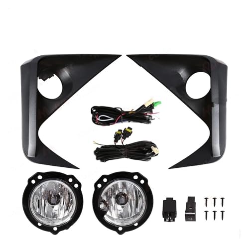 Antibrouillard halogène avant 12V avec câbles et cadre pour pare-chocs de Toyota Avanza 2023