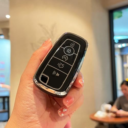 Coque de clé en TPU à 5 boutons pour Ford Mustang Explorer Edge Fusion