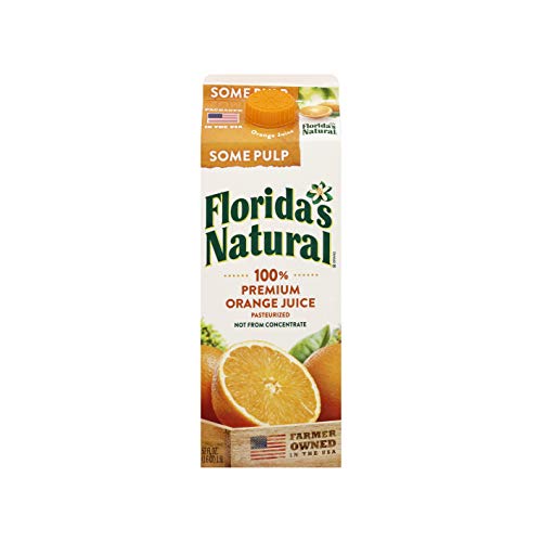 Floridas Natural NFC Home Squeezed Orange Juice (Some Pulp) 1.5L - Chilled