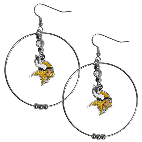 Image of NFL 2-Inch Hoop Earrings