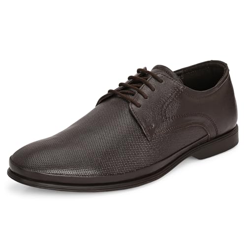 Blue Leather by Centrino Genuine Leather Lace-up Men's Derby Shoe...