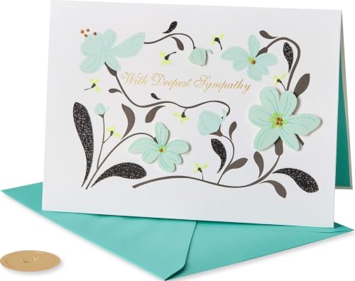 Papyrus Sympathy Card (Wishing You Comfort and Peace)