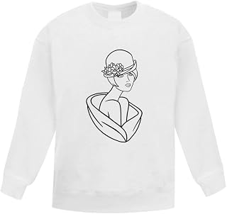 Azeeda '1920s Lady' Kid's Sweatshirt/Jumper (9-11 Years) (KW00007762)