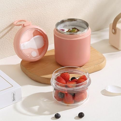 Recipientes para mantener la comida caliente con boca ancha apto para microondas 7