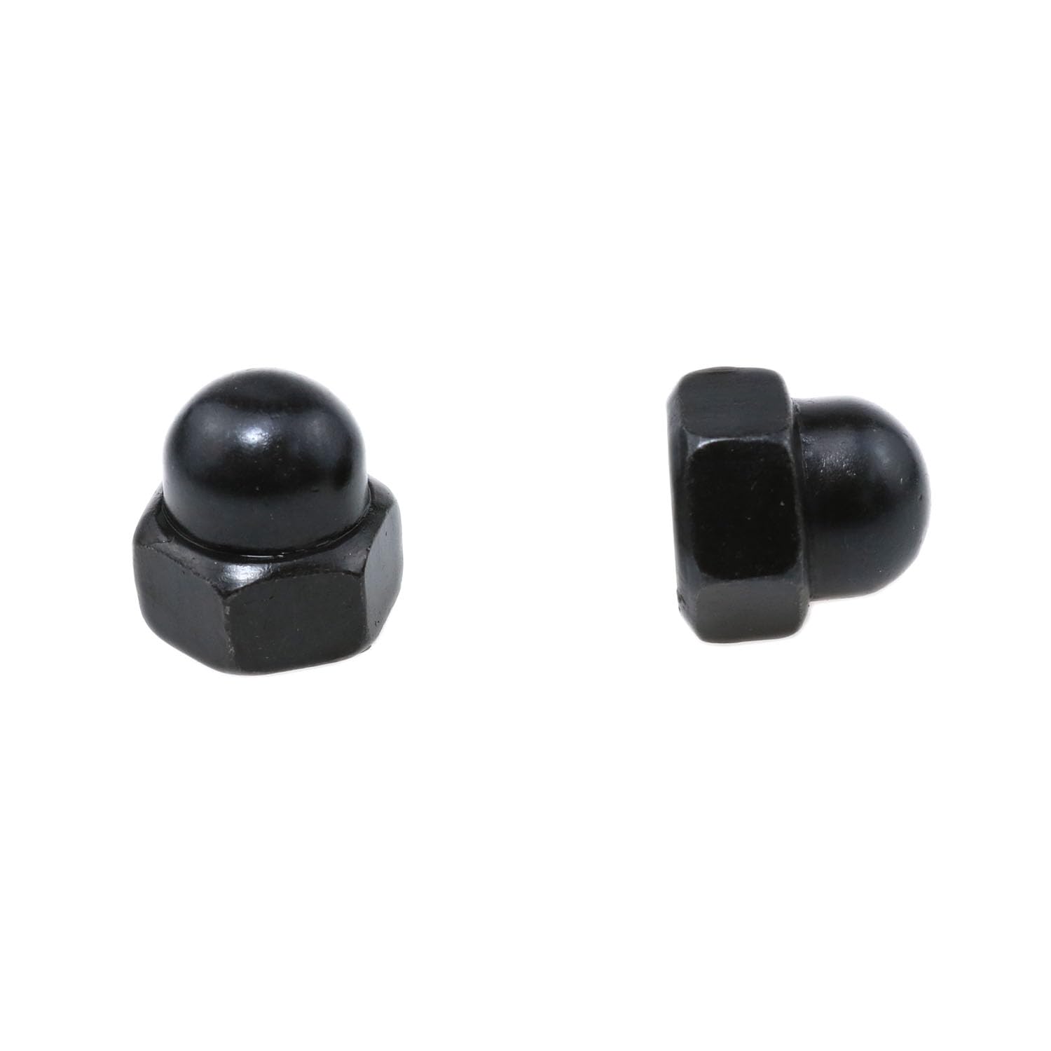 Black Stainless Steel Female Hexagon Socket Nuts Decorative Nuts Nut Covers M6 Acorn Nuts-30PCS