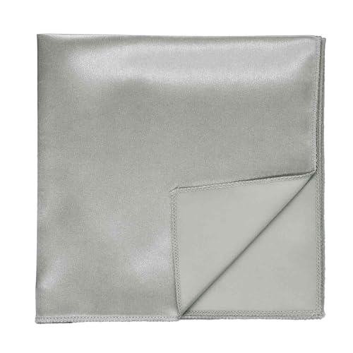 Image of tiemart Solid Color Pocket Squares for Men | For Suits, Perfect for Wedding Parties, 12 x 12 inch / 30 x 30 cm
