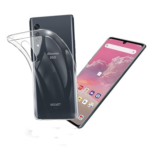 �Ή�LG VELVET L-52A �P�[�X �N���A TPU �ϏՌ� LG VELVET L-52A �X�}�[�g�t�H���P�[�X ���������x ���ς��ɂ��� �w��h�~ �Ռ� �z�� �C�菝�h�~ �ϏՌ� �������� �Ռ��z�� ��t�ȒP