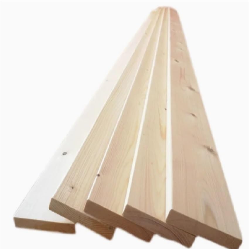 Replacement Bed Slats - Solid Pine Wooden Flat Bed Slats Available (3, 4FT Small Double = 122cm)