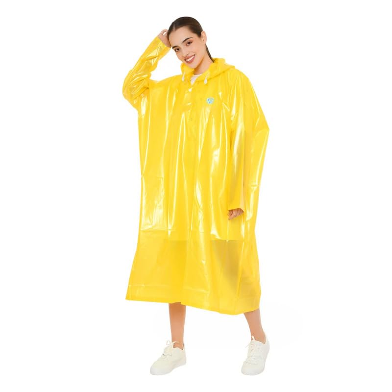 Fashionio�-Women/Girls Waterproof PVC Women/Girls Transparent Overcoat, Freesize Raincoat, Rain Ponchu (Transparent)-picture-38