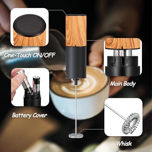 RAMNATH Coffee Beater-Electric Handheld Milk Wand Mixer Frother for Latte Coffee Hot Milk,Milk Frother for Coffee,Egg Beater,Hand Blender,Coffee Beater. - Image 6