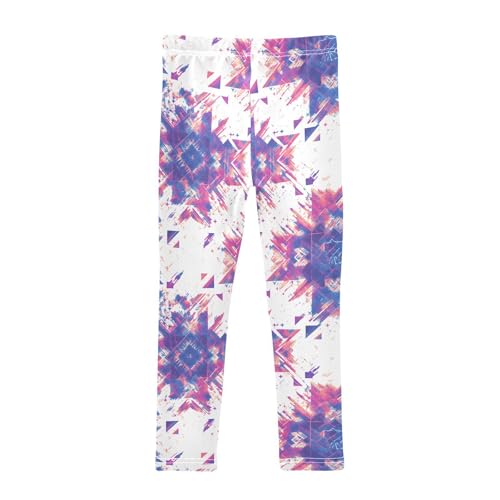 KLL Winter Christmas Mandala Little Girls Legging Stretchy Full Length Lounge Pants Running2
