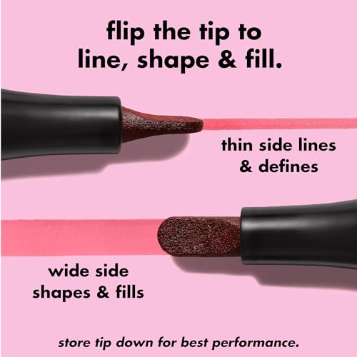Image of e.l.f. Main Stain Lip Marker, Mauvelous | Lip Stain Lip Liner, Define, Contour & Fill for Long-Lasting & Transfer-Resistant Color, Vegan & Cruelty-Free