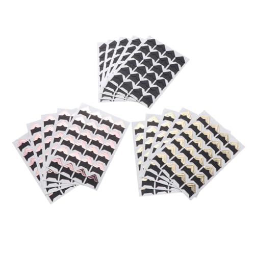 DIYEAH 15 Sheets Photo Corners DIY Photo Album Stickers Retro Self-Adhesive Paper Stickers for Scrapbooking Projects