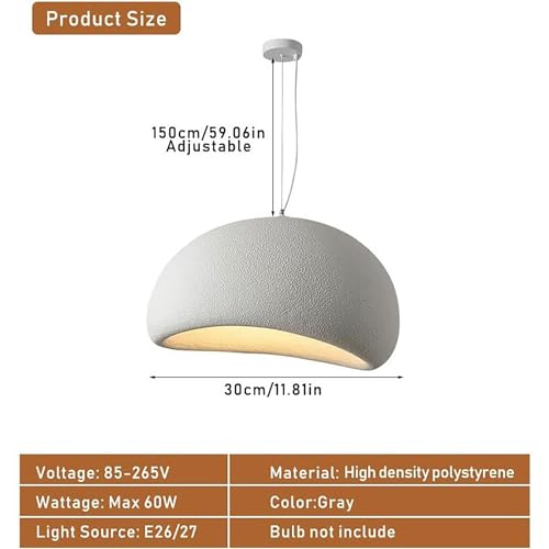 Suspension classique réglable E27 blanche - Grande suspension chambre - 7