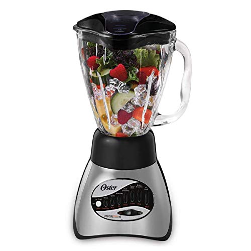 Oster 6812-001 Core 16-Speed Blender with Glass Jar, Black (Renewed)