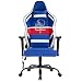 Gaming Chair Big and Tall Office Chair 500lb Wide Seat Desk Chair with Lumbar Support Headrest 2D Arms Task Swivel Ergonomic High Back PU Adjustable Massage Racing Computer Chair for Adults Game