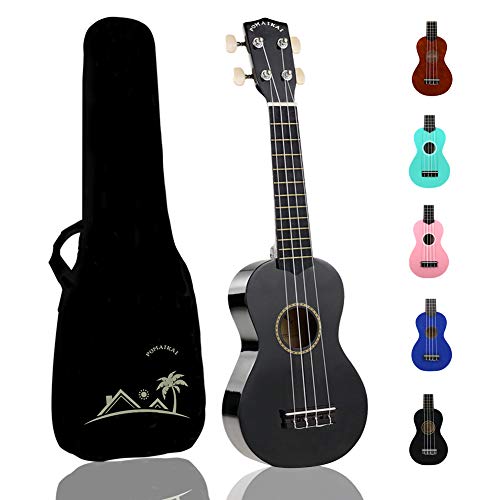 POMAIKAI Soprano Wood Ukulele Rainbow Starter Uke Hawaii kids Guitar 21 Inch