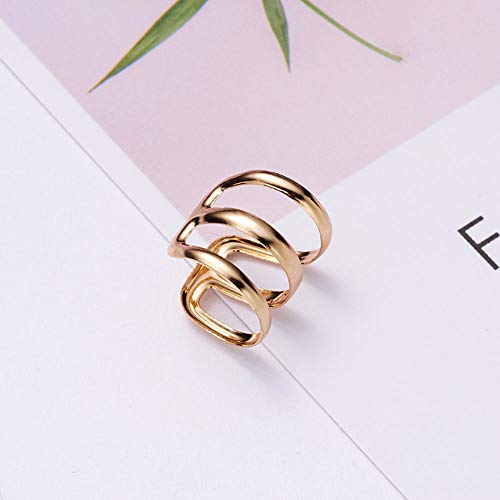 Ximimark 1 Set(15 Pcs) Dreadlock Beads Dread Hair Braid Cuff Clip Adjustable Hair Rings Set,Gold Silver Bronze #TOP3