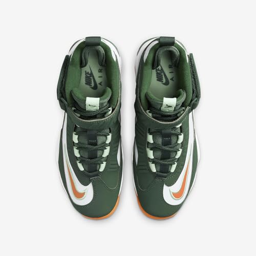 Nike Air Griffey Max 1 Big Kids' Shoes (FZ7281-323, Fir/White/Vapor Green/Bright Mandarin) Size 4.54