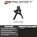 Polisport Tripod Stand – Side Stand, Lay-Over Wash Aid & Fork Saver 3-in-1 Dirt Bike Support for Cleaning & Transport